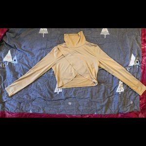 Long sleeve turtleneck from shein with a cross pattern at the front